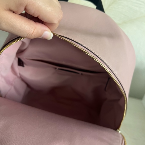 Coach charlie medium backpack light khaki and pink blossom - Picture 9 of 13